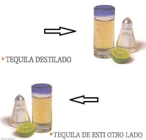 Tequila destilado