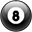 Play Eight Ball with another player over the internet.