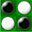 Finish with more pieces turned to the side of your representing color rather than that of your opponent.