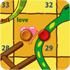 Play the educational snakes and ladders game.
